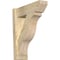 Ekena Millwork Funston Slat Rough Sawn Outlooker, Douglas Fir, 6"W x 18"D x 22"H OUT06X18X22FST06RDF - alternate 1